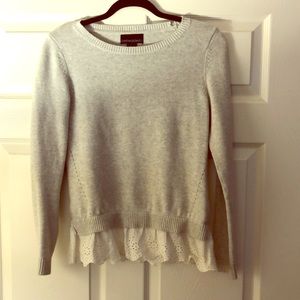 Cynthia Rowley Mock Layer Sweater